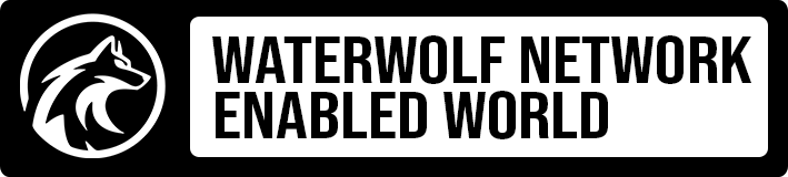 Waterwolf Network Enabled World badge
