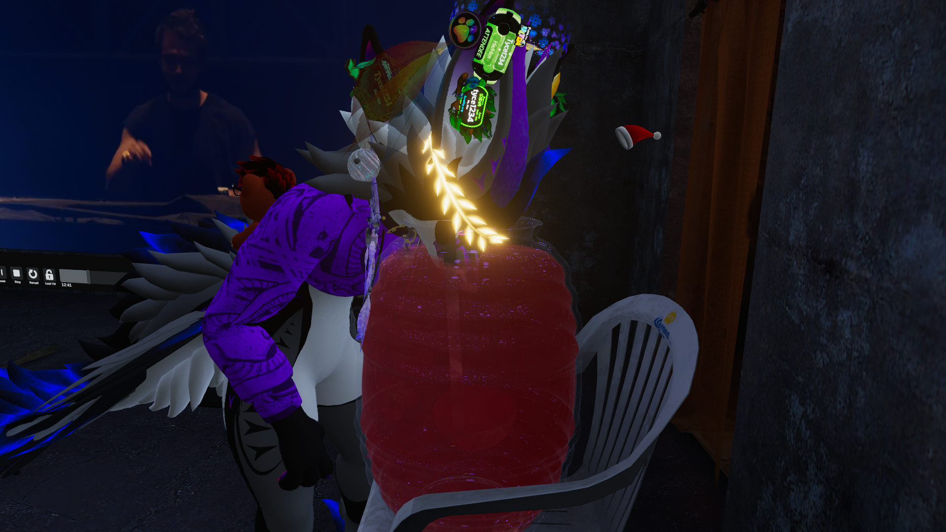 Sipping the punch of life