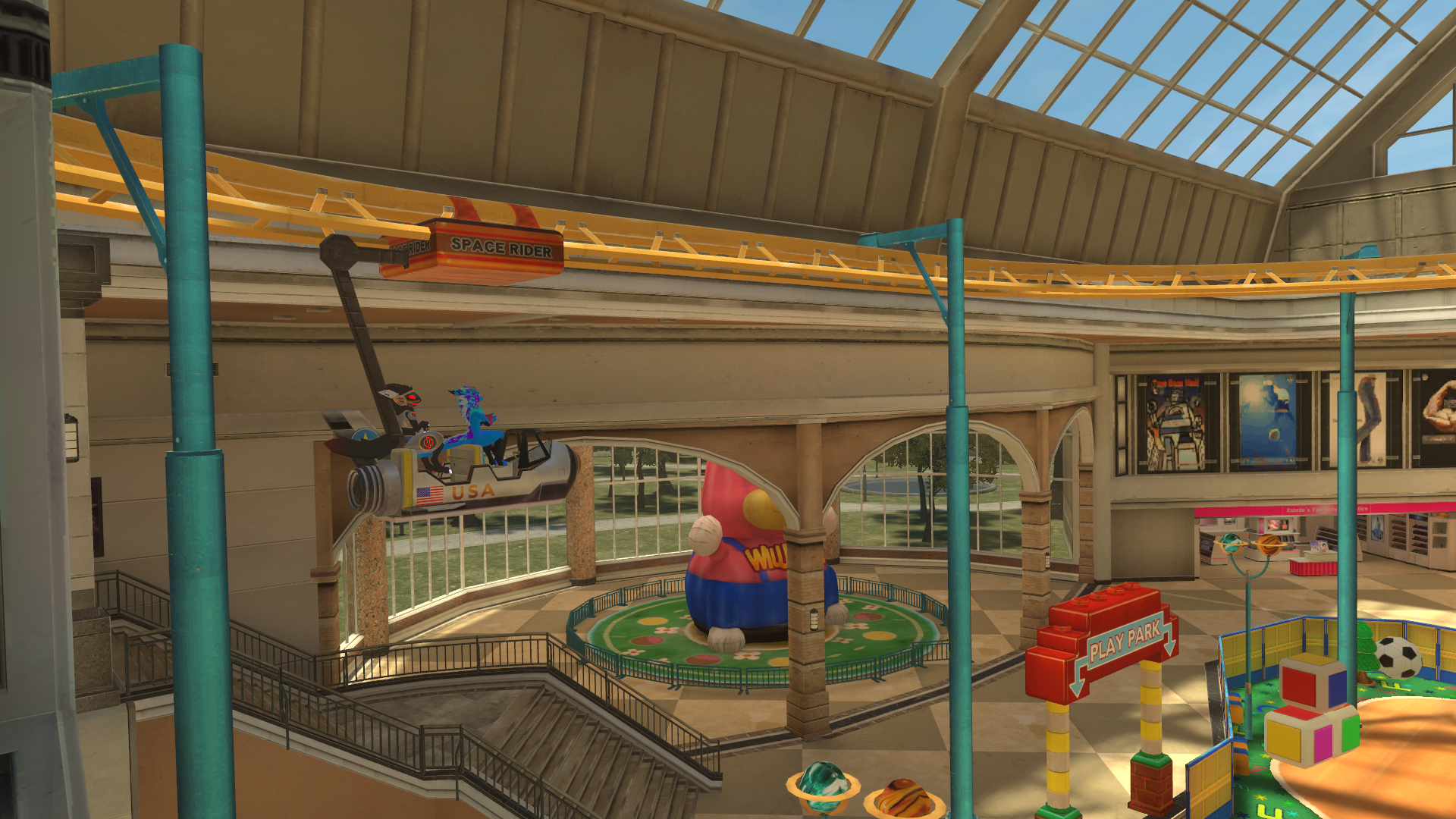 Spaceship ride!