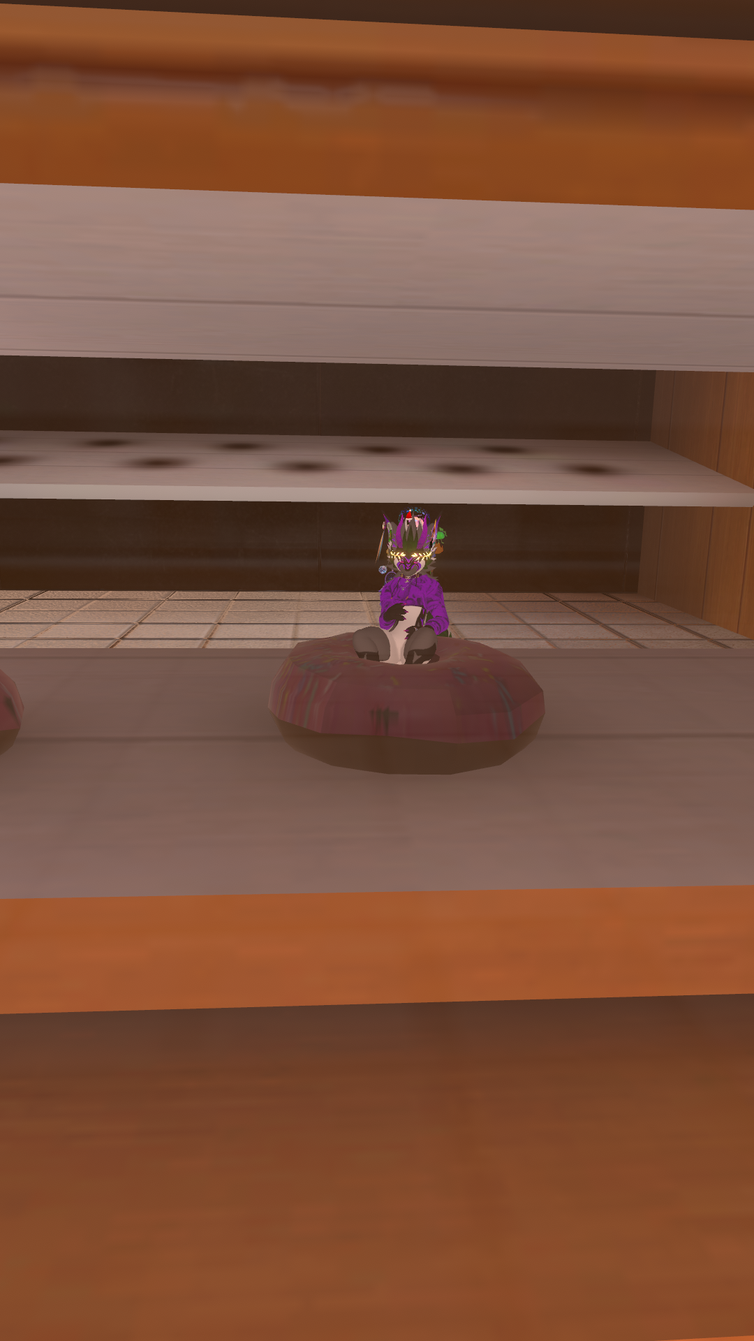 The perfect seat for the hungry creature